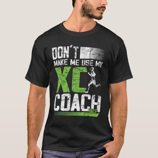 Running men Marathoner Runner Coach XC Running 6 T-shirt (Voorkant)