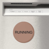 Running mocha mousse vaatwasser magneet (Insitu (Vaatwasser))