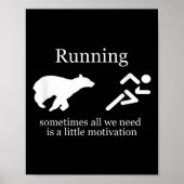 Running. Motivation  Poster (Voorkant)