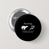 Running. Motivation  Ronde Button 5,7 Cm (Voorkant /achterkant)