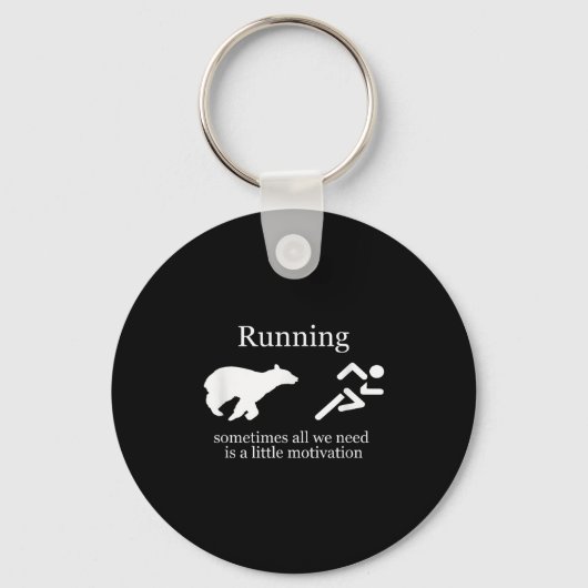 Running. Motivation  Sleutelhanger (Voorkant)