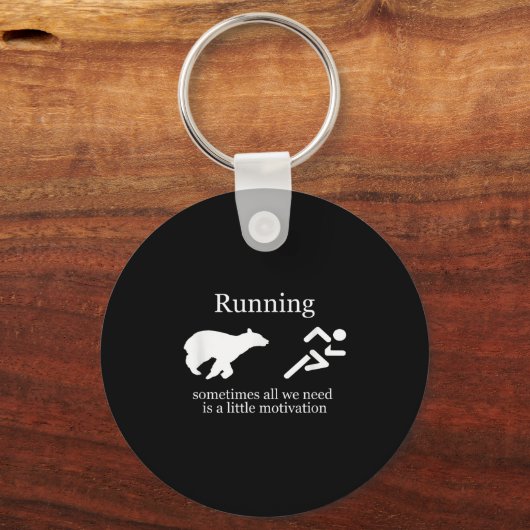 Running. Motivation  Sleutelhanger (Voorkant)