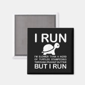 Running Motivation Turtle Magneet (Voorkant / Achterkant)
