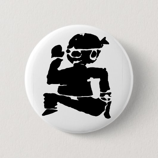 Running Ninja Button (Voorkant)