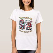 Running on Christmas Cheer T-shirt (Voorkant)