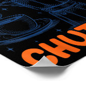 Running On Coffee &amp; Chutzpah Retro Funny Jewis Poster (Hoek)