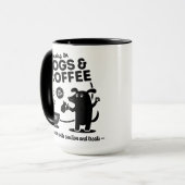 Running on Dogs and Coffee 15 oz. Combo Mok (Voorkant links)