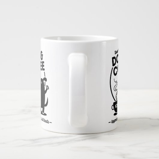 Running on Dogs and Coffee Grote Koffiekop (Achterkant)