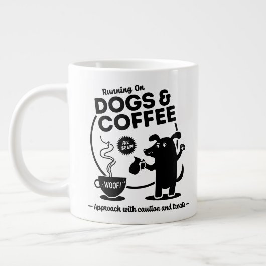 Running on Dogs and Coffee Grote Koffiekop (Links)