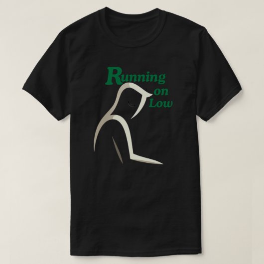 Running on Low Human Silhouette – Calm Low Energy  T-shirt (Design voorkant)