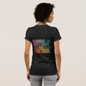 Running out-of-time en controle T-shirt (Achterkant volledig)