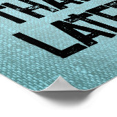 Running Penguin Motivatie Poster (Hoek)