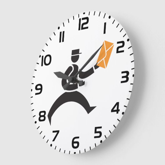 Running Postman Delivering Mail Postal Worker Grote Klok (Hoek)