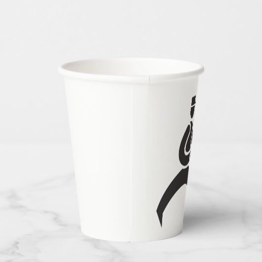 Running Postman Delivering Mail Postal Worker Papieren Bekers (Rechts)