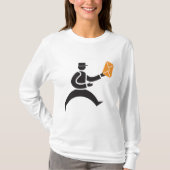 Running Postman Delivering Mail Postal Worker T-shirt (Voorkant)
