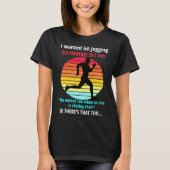 Running - Proverbs 281 Bijbelcitaat Christelijk Jo T-shirt (Voorkant)