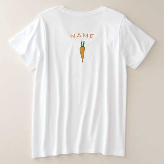 RUNNING RABBIT Vrouwen Plus-Size Tanktop (Design achterkant)