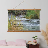 Running River Rumi Poetry Verse Hangend Wandkleed (Slaapkamer)