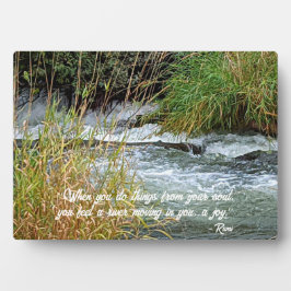 Running River Rumi poëzie vers Fotoplaat