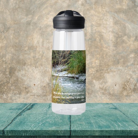 Running River Rumi poëzie vers Waterfles