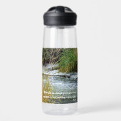 Running River Rumi poëzie vers Waterfles (Voorkant)