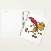 Running Robot Superhero Cartoon Character Planner (Display)