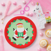 Running Runner Christmas Holiday Papieren Bordje (Feest)