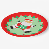 Running Runner Christmas Holiday Papieren Bordje (Gekanteld)