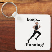 Running Runner Sport Atleet Coach Sleutelhanger (Voorkant)