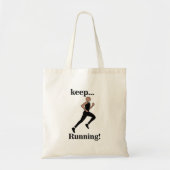 Running Runner Sportcoach Tote Bag (Voorkant)