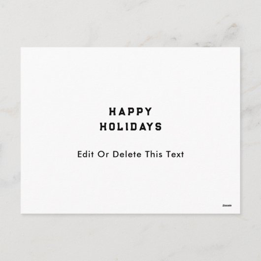 Running Runners Kerstmis Feestdagenkaart (Achterkant)