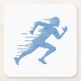 Running Silhouette Onderzetter