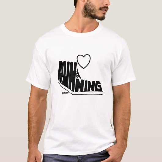 RUNNING SILHOUETTE T-SHIRT (Voorkant)