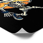 Running Skeleton Funny Halloween Kostuum Mannen Vr Poster (Hoek)