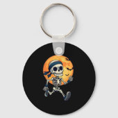 Running Skeleton Funny Halloween Kostuum Mannen Vr Sleutelhanger (Voorkant)