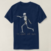 Running skeleton t-shirt (Design voorkant)