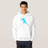 Running - Sky Blue Hoodie (Voorkant volledig)