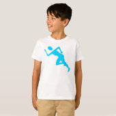 Running - Sky Blue T-shirt (Voorkant volledig)