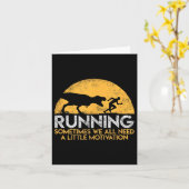 Running Sometimes We All Need A Little Motivation  Kaart (Gele Bloem)