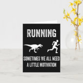Running Sometimes We All Need A Little Motivation Kaart (Gele Bloem)