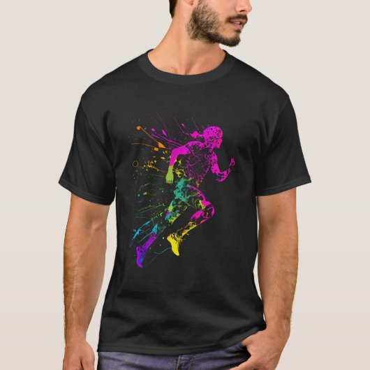 Running Sports Runner Jogging Gift T-shirt (Voorkant)