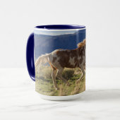 Running Stallion, Steens Mountains, Oregon Mok (Voorkant links)