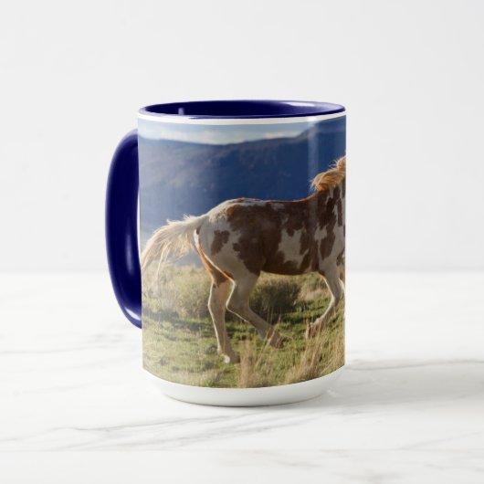 Running Stallion, Steens Mountains, Oregon Mok (Voorkant links)