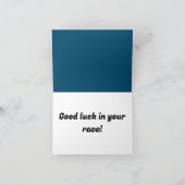 Running struisvogel inkt schets, coole atleet voge kaart (Binnen)