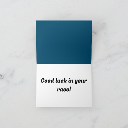 Running struisvogel inkt schets, coole atleet voge kaart (Binnen)