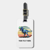 Running T-Rex-Bagagelabel Bagagelabel (Voorkant verticaal)