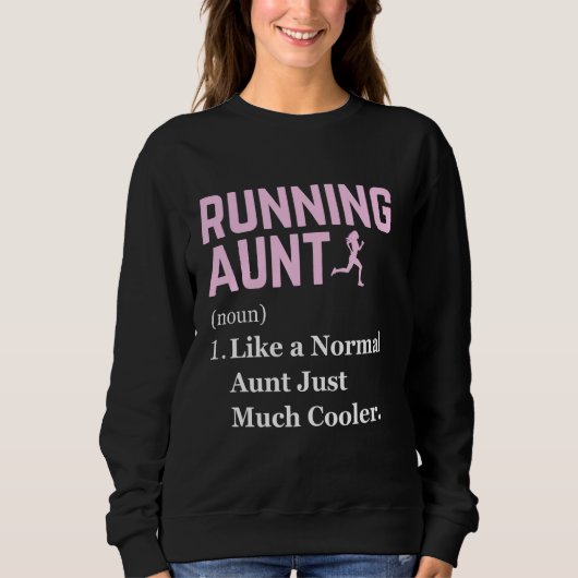 Running Tante Definition Funny Runner Jogging Tant Trui (Voorkant)