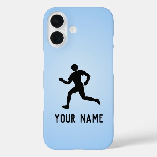 Running Theme voor Fitness Fan of Atleet eigen naa Case-Mate iPhone Case (Achterkant)