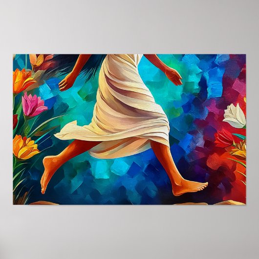 Running to Tell the Good News Poster (Voorkant)