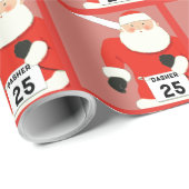 Running Track and Field Holiday Gift Cadeaupapier (Rol Hoek)